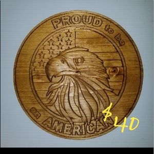 Proud to be an American plaque